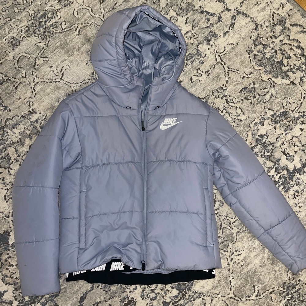 Nike puffer jacket periwinkle blue